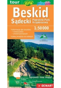 Beskid Sądecki - mapa turystyczna - Atlasy i mapy - miniaturka - grafika 2