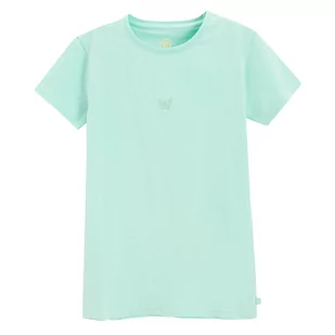 Cool Club, T-shirt dziewczęcy, miętowy - Koszulki dla dziewczynek - miniaturka - grafika 1