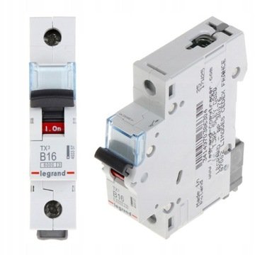 Legrand TX3 Wyłącznik Nadprądowy 1P B16A S301