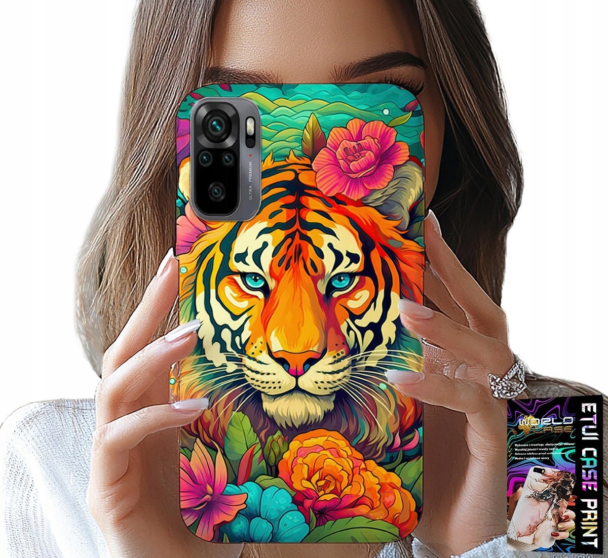 ETUI DO XIAOMI NOTE 10 / 10S - ZWIERZĘCE WZORY TYGRYS TYGRYSEK CASE