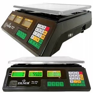Elektroniczna Waga Sklepowa Kalkulacyjna 40Kg /2G - Wagi sklepowe - miniaturka - grafika 1