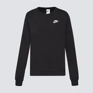 Bluzy damskie - NIKE BLUZA W NSW CLUB FLC CREW STD - miniaturka - grafika 1