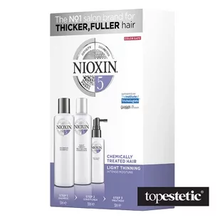 Nioxin System 5 Zestaw pielęgnacyjny przeciw wypadaniu (włosy grube, przerzedzon - Zestawy kosmetyków damskich - miniaturka - grafika 1