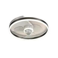 Wentylatory sufitowe - Wentylator sufitowy z oświetleniem, ściemnialny LED, nowoczesny design, C3, bezstopniowe ściemnianie - miniaturka - grafika 1