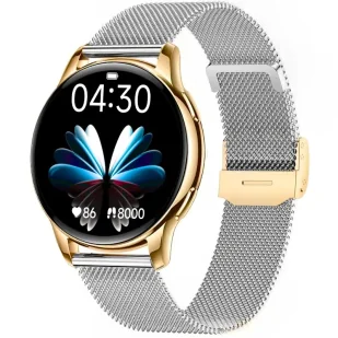 Rubicon RNCF30 Srebrno-złoty - Smartwatch - miniaturka - grafika 1