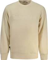Swetry męskie - Beżowy bawełniany sweter męski Timberland zapewniający stylowy komfort - XL - miniaturka - grafika 1