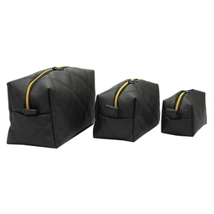 Kosmetyczka damska ze skóry ekologicznej MiaMore Toiletry Bag 3in1 - Kosmetyczki, organizery i kuferki - miniaturka - grafika 2