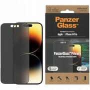 Szkła hartowane na telefon - PanzerGlass iPhone 2022 6.1 Pro UWF wA Privacy AB Sample - miniaturka - grafika 1