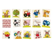 Gry planszowe - Goki MEMORY Farma - miniaturka - grafika 1