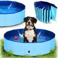 Pozostałe akcesoria dla psów - Basen ogrodowy dla zwierząt składany Heckermann 120x30cm - miniaturka - grafika 1