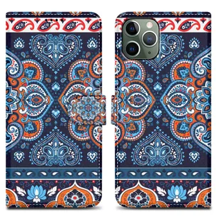 Etui Do Apple iPhone 11 PRO MAX Pokrowiec w Niebieska Mandala No. 1 Etui Case Cover Obudowa Ochronny Cadorabo - Etui i futerały do telefonów - miniaturka - grafika 1