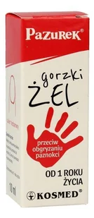 KOSMED II Gorzki pazurek żel przeciw obgryzaniu paznokci 10 ml - Kremy i maski do rąk - miniaturka - grafika 2