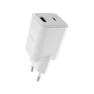 Allity ładowarka sieciowa GaN PD QC ATC-01-30WAC 1x USB-C 1x USB-A 30W biała - Ładowarki do telefonów - miniaturka - grafika 1