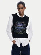 Koszule damskie - Desigual Koszula Chaleco 25WWCW01 Biały Regular Fit - miniaturka - grafika 1