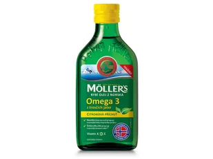 Möller’s Möller's - Omega 3 Cytryna, 250 ml - Witaminy i minerały - miniaturka - grafika 1