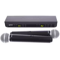 Mikrofony estradowe - Shure BLX288E/SM58-H8E zestaw bezprzewod podwójny SHBLX288ESM58H8E - miniaturka - grafika 1