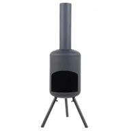 Paleniska ogrodowe - Stalowy kominek ogrodowy na nóżkach - Ravim - miniaturka - grafika 1