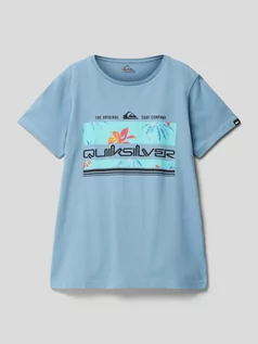 Koszulki dla chłopców - T-shirt z nadrukiem z motywem z logo model ‘TROPICAL RAINBOW’ - grafika 1