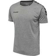 Koszulki męskie - Koszulka sportowa Poliestrowa T-shirt Hummel Authentic Poly Jersey r. M - miniaturka - grafika 1