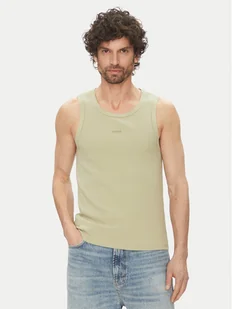 HUGO Tank top Dapota 50542089 Zielony Slim Fit - Koszulki męskie - miniaturka - grafika 1
