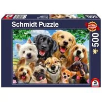 G3 Puzzle PQ 500 Psy robią selfie - Puzzle - miniaturka - grafika 1