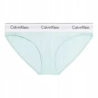 Majtki damskie - CALVIN KLEIN DAMSKIE MAJTKI BIKINI NIEBIESKIE r.XS - miniaturka - grafika 1