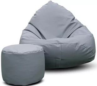 Pufa sako XXXXL worek + gratis szara - Pufy i podnóżki - miniaturka - grafika 1