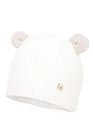 Czapki dla dzieci - Dziecięca czapka na zimę GINO z wełny merino ekri - miniaturka - grafika 1