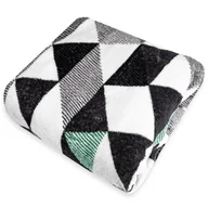 Koce - Koc 200 x 220 Mikrofibra Pietro Trójkąty 03 - miniaturka - grafika 1