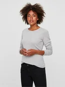 Swetry damskie - Vero Moda Sweter w kolorze szarym - miniaturka - grafika 1