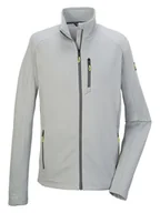 Odzież trekkingowa męska - Killtec Kurtka polarowa "KOS 92" w kolorze szarym - miniaturka - grafika 1