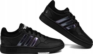 Buty Dziecięce Adidas Hoops 3.0 K Czarne GZ9671 r 35,5 - Buty sportowe damskie - miniaturka - grafika 1