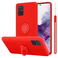 Etui i futerały do telefonów - Pokrowiec Do Samsung Galaxy A71 4G w LIQUID CZERWONY Etui TPU Obudowa Ochronny Case Cover Plecki Cadorabo - miniaturka - grafika 1