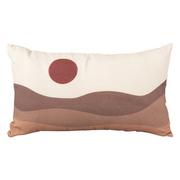 Poduszki dekoracyjne - Brązowo-beżowa bawełniana poduszka PT LIVING Sand Sunset, 50x30 cm - miniaturka - grafika 1