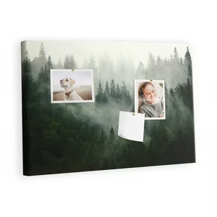 Kolorowy Organizer - Tablica Korkowa z Pinezkami - Mglisty las 60x40 cm - Tablice i flipcharty - miniaturka - grafika 1