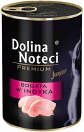Mokra karma dla kotów - Dolina Noteci Premium Junior, 12 x 400 g - Bogata w indyka - miniaturka - grafika 1