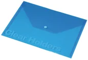 Przybory szkolne - PANTA PLAST Koperta Focus C330 A4 przezroczysta niebieska - miniaturka - grafika 1