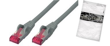 Shiverpeaks BS75720- A - RJ- 45 - RJ- 45 - Male/Male - Cat6a - S/FTP S- STP - gray BS75720- A