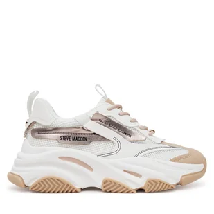 Sneakersy Steve Madden Possession-E SM19000033 Beżowy - Sneakersy damskie - miniaturka - grafika 1