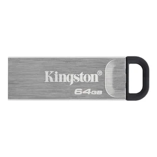 Kingston Technology DataTraveler Kyson Co-Logo pamięć USB 64 GB USB Typu-A 3.2 Gen 1 (3.1 Gen 1) Srebrny DTKN/64GBCL - Pendrive - miniaturka - grafika 1