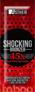 Asther Shocking Bronzer X50 Do Opalania x10szt - Balsamy i kremy do opalania - miniaturka - grafika 1