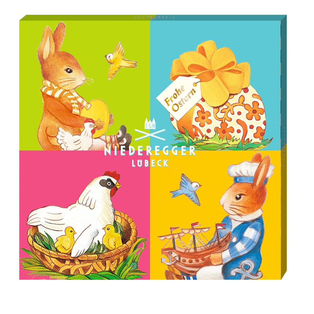 NIEDEREGGER praliny wielkanocne 100g marcepan