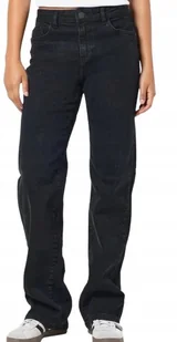 NOISY MAY CZARNE JEANSY RURKI Z PRZETARCIAMI ŚREDNI STAN 26/32 XQA - Spodnie damskie NOISY MAY CZARNE JEANSY RURKI Z PRZETARCIAMI ŚREDNI STAN 26/32 XQA - Spodnie damskie - miniaturka - grafika 1