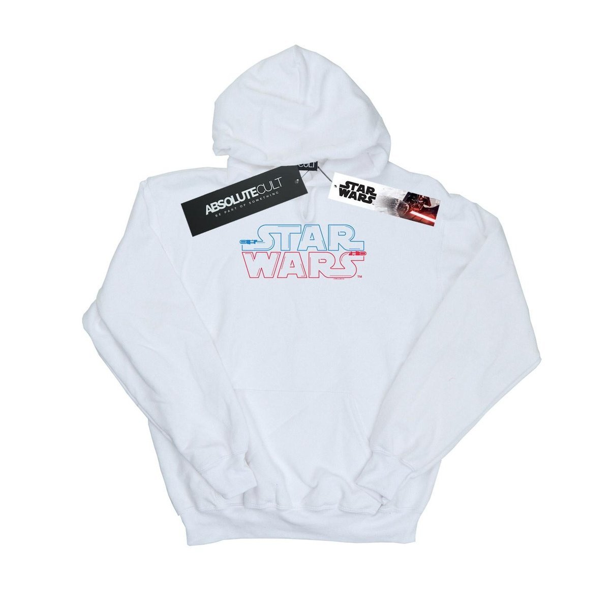 Star Wars Damska Bluza Z Logo Miecza Świetlnego (M / Ciepły Biały)