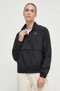 Reebok wiatrówka kolor czarny przejściowa - Kurtki damskie - miniaturka - grafika 1