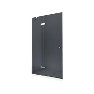 Mexen Roma Drzwi Prysznicowe 110 cm Grey Szkło 6MM - Ścianki i drzwi prysznicowe - miniaturka - grafika 1
