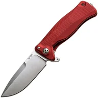 Noże - Nóż składany LionSteel SR11A Red Aluminum, Satin Sleipner by Molletta (SR11A RS) - miniaturka - grafika 1