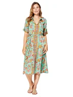 Sukienki - Aller Simplement Sukienka w kolorze turkusowo-pomarańczowym - miniaturka - grafika 1