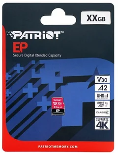 Patriot EP Pro A2 Micro SDXC 512GB 90/80 MB/s V30 U3 Class10 - Karty pamięci - miniaturka - grafika 1