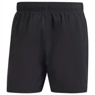 Spodenki męskie - Spodenki kąpielowe męskie adidas Solid CLX czarne IA5390 L - miniaturka - grafika 1